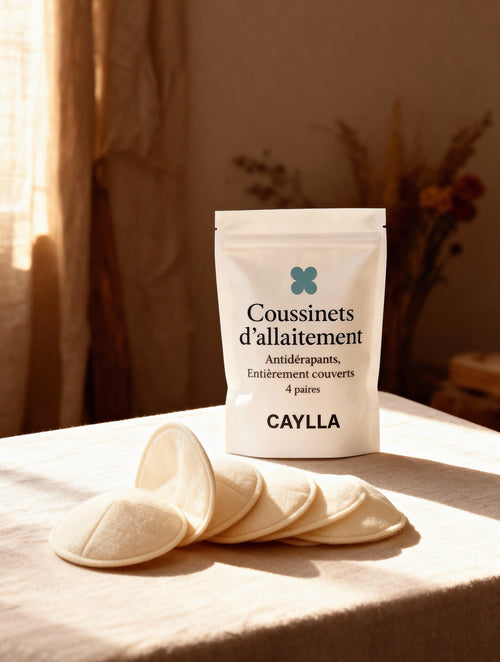 Coussinets d’allaitement en bambou — Protection, douceur et sérénité pour maman